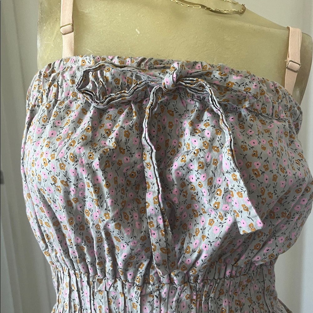 Adorable J. Crew Floral Dress with Bow - Picture 2 of 5